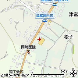 千葉県成田市津富浦1277周辺の地図