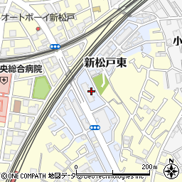 千葉県松戸市新松戸東10周辺の地図
