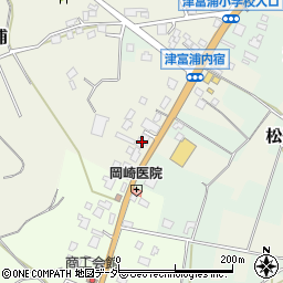 千葉県成田市津富浦1252周辺の地図