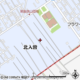 埼玉県狭山市北入曽1492-5周辺の地図