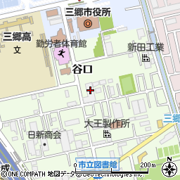 埼玉県三郷市谷口565周辺の地図