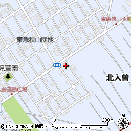 埼玉県狭山市北入曽1477-13周辺の地図