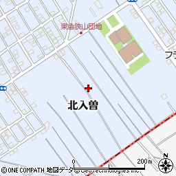 埼玉県狭山市北入曽1490-37周辺の地図