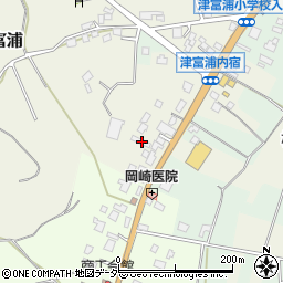 千葉県成田市津富浦1246-1周辺の地図