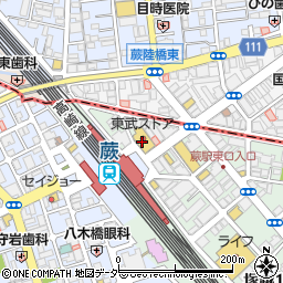 東武ストア蕨店周辺の地図