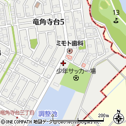 竜角寺台コミュニティーホール周辺の地図