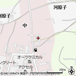 千葉県白井市中447周辺の地図