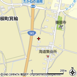 山梨県北杜市高根町箕輪896周辺の地図