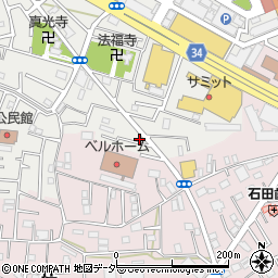 田代理容館周辺の地図