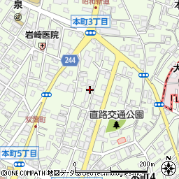 埼玉県志木市本町周辺の地図