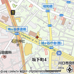 ネッツトヨタ埼玉　川口坂下店周辺の地図