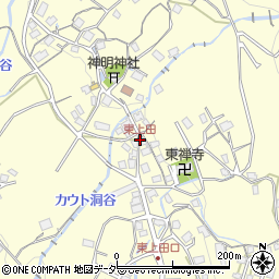 東上田周辺の地図