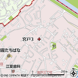 埼玉県朝霞市宮戸3丁目19-12周辺の地図