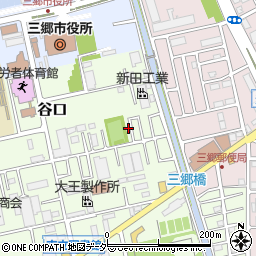 埼玉県三郷市谷口605周辺の地図
