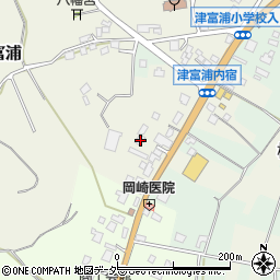 千葉県成田市津富浦1245周辺の地図