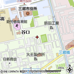 埼玉県三郷市谷口601周辺の地図