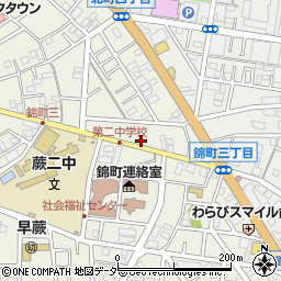 埼玉県蕨市錦町3丁目4-9周辺の地図