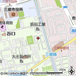 埼玉県三郷市谷口606周辺の地図
