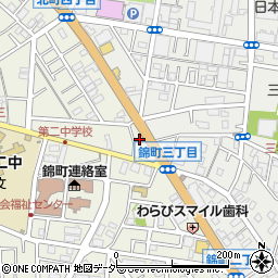 埼玉県蕨市錦町3丁目4-30周辺の地図