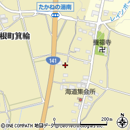 山梨県北杜市高根町箕輪898周辺の地図