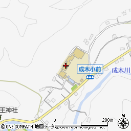 青梅市立成木小学校周辺の地図