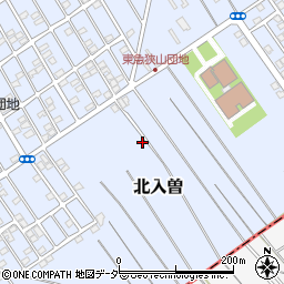 埼玉県狭山市北入曽1490-21周辺の地図
