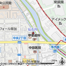 レユシット草加周辺の地図