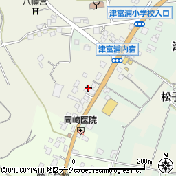 千葉県成田市津富浦1254周辺の地図
