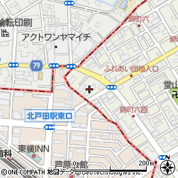 ファインコート北戸田周辺の地図