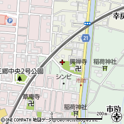 埼玉県三郷市幸房848周辺の地図