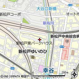 新松戸東パークハウス周辺の地図