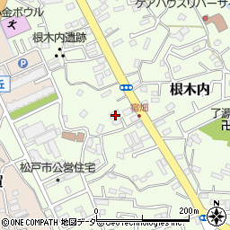 千葉県松戸市根木内293-2周辺の地図