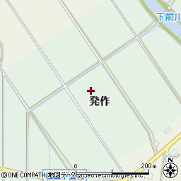 千葉県印西市発作周辺の地図