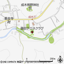 篠田テニスクラブ周辺の地図