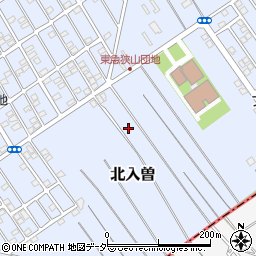 埼玉県狭山市北入曽1490-23周辺の地図