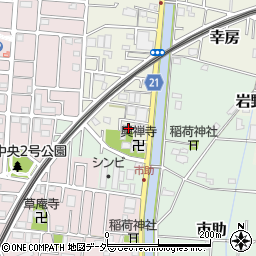 埼玉県三郷市幸房857周辺の地図