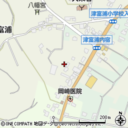 千葉県成田市津富浦1220周辺の地図