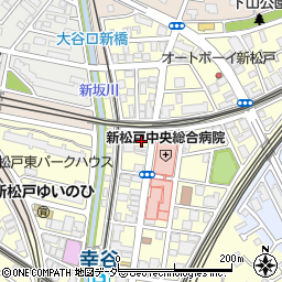 千葉県松戸市新松戸1丁目397周辺の地図