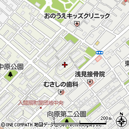 入間扇町屋団地２１号棟周辺の地図