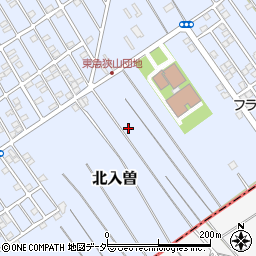 埼玉県狭山市北入曽1493-4周辺の地図