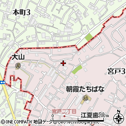 埼玉県朝霞市宮戸3丁目11-7周辺の地図