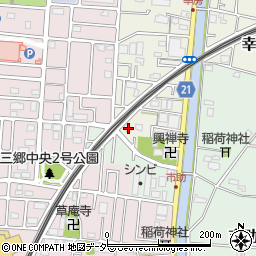埼玉県三郷市幸房847周辺の地図