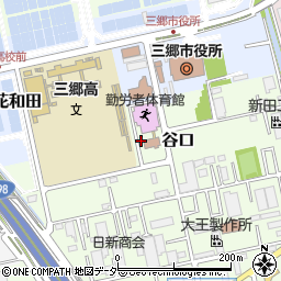 埼玉県三郷市谷口570周辺の地図