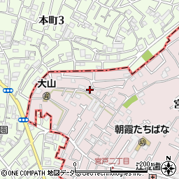 埼玉県朝霞市宮戸3丁目11-14周辺の地図