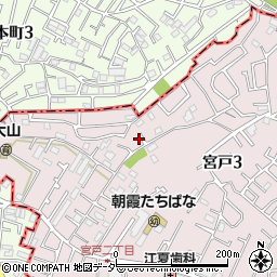 埼玉県朝霞市宮戸3丁目13-24周辺の地図