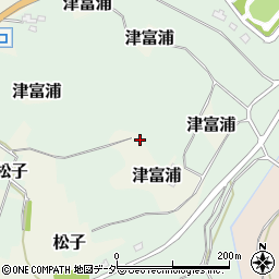 千葉県成田市津富浦1387周辺の地図