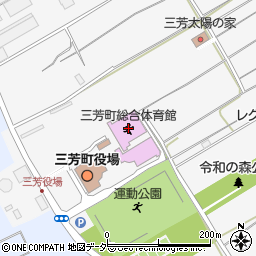 三芳町総合体育館周辺の地図