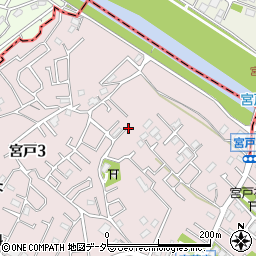 埼玉県朝霞市宮戸3丁目21-73周辺の地図