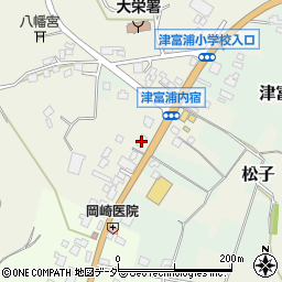 千葉県成田市津富浦1256周辺の地図