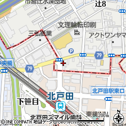 北戸田駅前まつもとクリニック周辺の地図